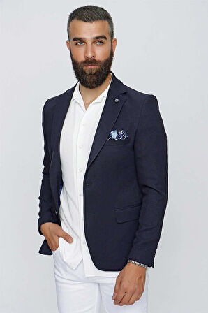 C 620 Slim Fit Lacivert Spor Ceket