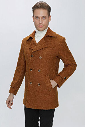 KA 072 Slim Fit Tarçın Spor Kaban