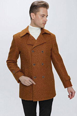 KA 072 Slim Fit Tarçın Spor Kaban