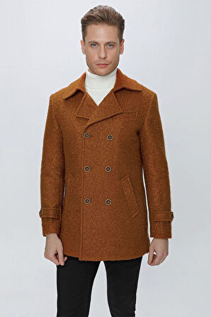 KA 072 Slim Fit Tarçın Spor Kaban