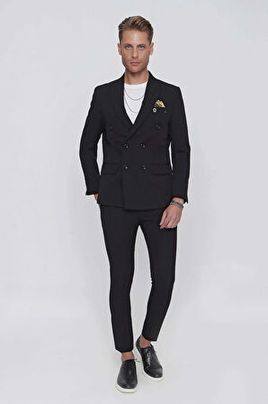 C 625 Slim Fit Siyah Spor Ceket