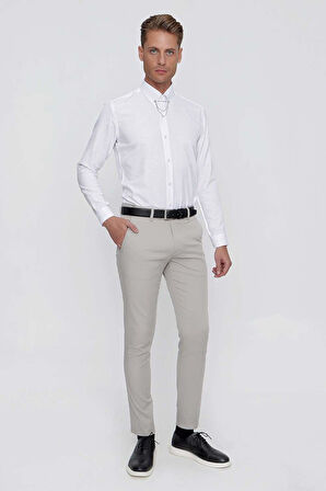 P 1100 Slim Fit Taş Spor Pantolon