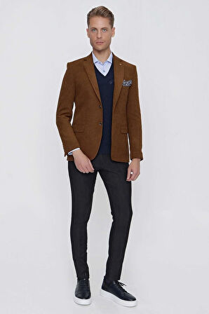 C 626 Slim Fit Taba Spor Ceket