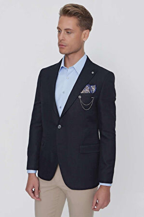 C 630 Slim Fit Lacivert Spor Ceket