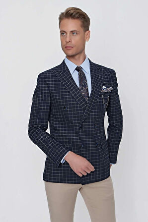 C 631 Slim Fit Lacivert Spor Ceket