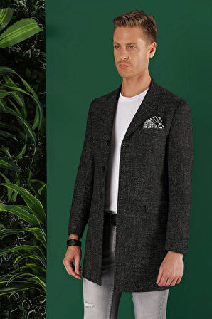 UZUN 01 Slim Fit Siyah Spor Ceket