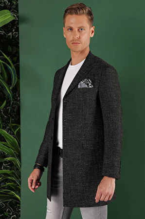 UZUN 01 Slim Fit Siyah Spor Ceket