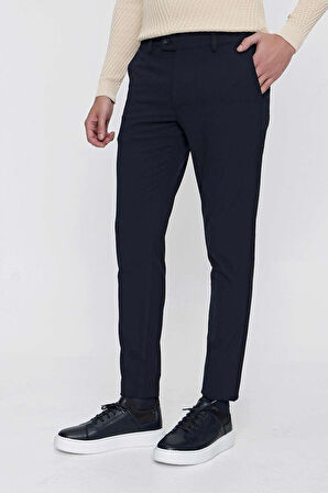 P 1102 Slim Fit Lacivert Spor Pantolon