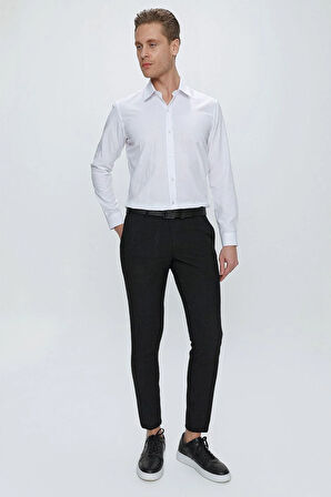 P 1103 Slim Fit Siyah Spor Pantolon
