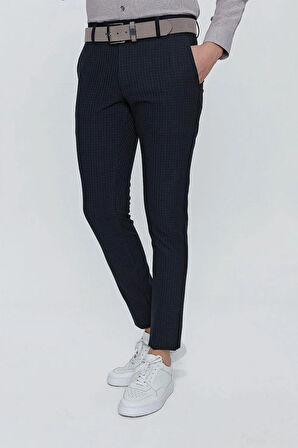 P 1103 Slim Fit Lacivert Spor Pantolon
