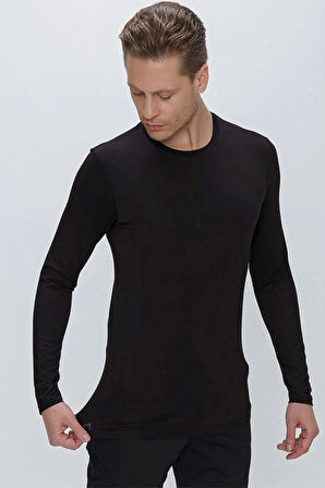 TS 842 Siyah Spor T-Shirt