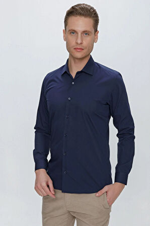 GK 649 Lacivert Altro Gömlek