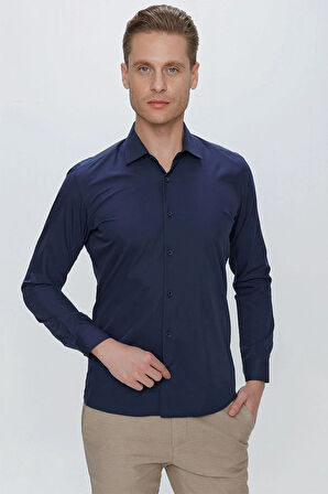 GK 649 Lacivert Altro Gömlek