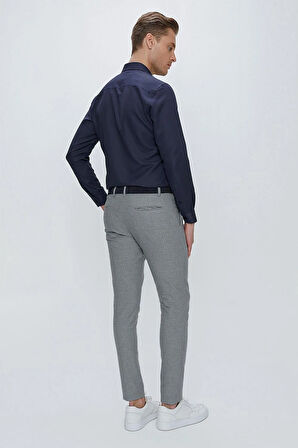 P 1103 Slim Fit Gri Spor Pantolon