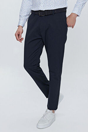 P 1108 Slim Fit Lacivert Spor Pantolon