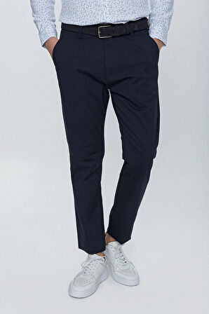P 1108 Slim Fit Lacivert Spor Pantolon