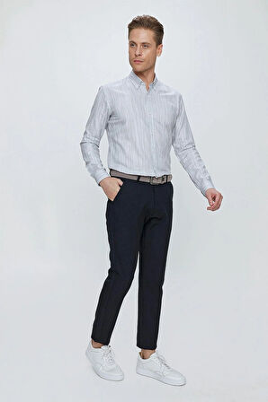 P 1105 Slim Fit Siyah Spor Pantolon