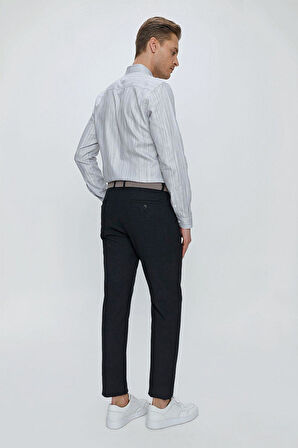 P 1105 Slim Fit Siyah Spor Pantolon