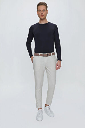 P 1111 Slim Fit Gri Spor Pantolon