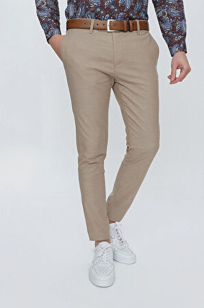 P 1111 Slim Fit Taba Spor Pantolon