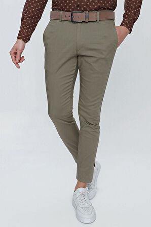 P 1112 Slim Fit Haki Spor Pantolon