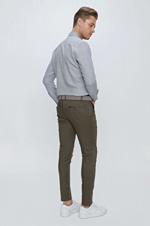 P 1112 Slim Fit Toprak Spor Pantolon