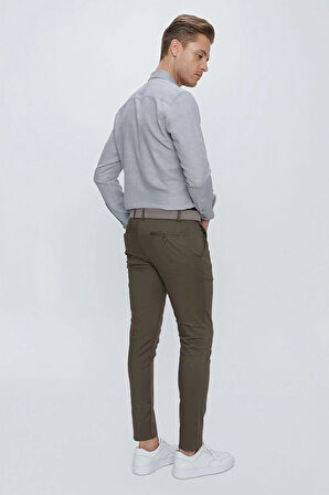 P 1112 Slim Fit Toprak Spor Pantolon