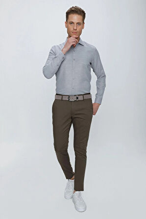 P 1112 Slim Fit Toprak Spor Pantolon