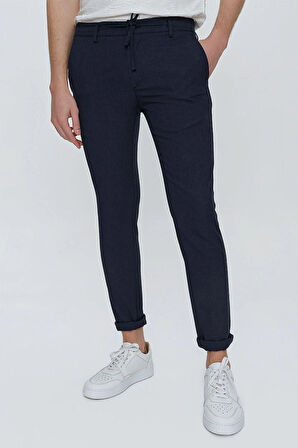 ATP 032 Slim Fit Lacivert Spor Pantolon