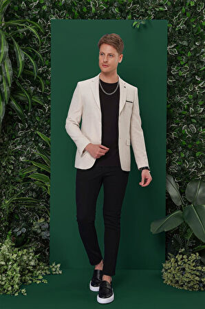 C 635 Slim Fit Kemik Spor Ceket