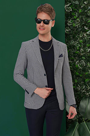 C 638 Slim Fit Lacivert Spor Ceket