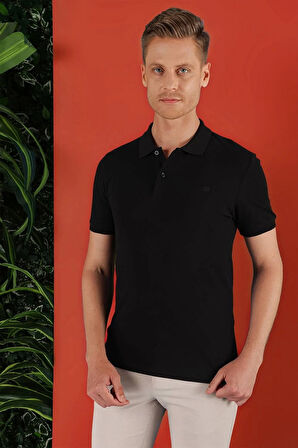 TS 845 Siyah Spor T-Shirt
