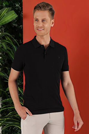TS 845 Siyah Spor T-Shirt