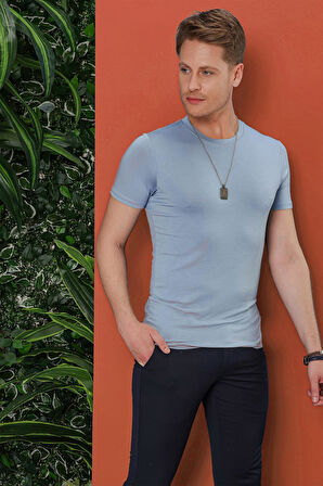TS 847 Mavi Spor T-Shirt