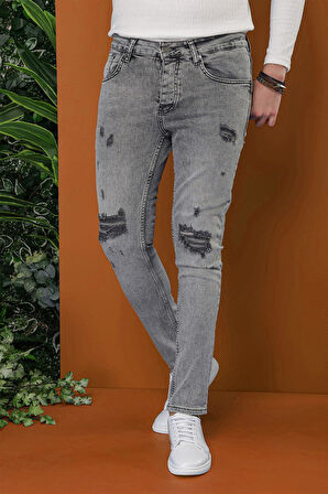DENİM PNT 118 Gri Jean Pantolon