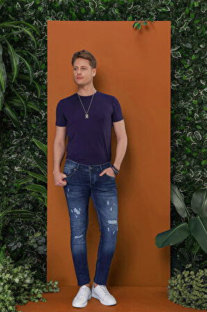 DENİM PNT 112 Koyu Mavi Jean Pantolon