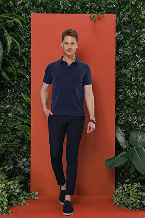 TS 848 Lacivert Spor T-Shirt