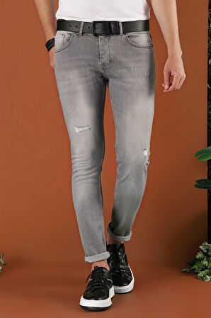 DENİM PNT 109 Gri Jean Pantolon