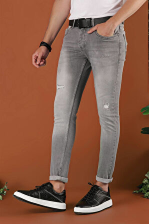 DENİM PNT 109 Gri Jean Pantolon