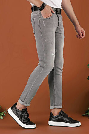 DENİM PNT 109 Gri Jean Pantolon