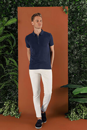 P 1120 Slim Fit Krem Spor Pantolon