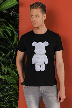 TS 855 Siyah Spor T-Shirt