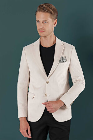 C 651 CEKET SLİM FİT TAŞ CASUAL