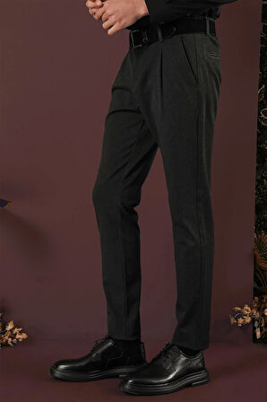 P 1131 Slim Fit Antrasit Spor Pantolon