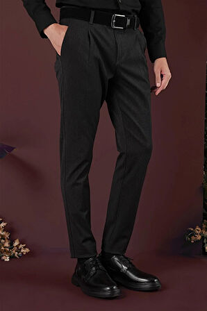 P 1131 Slim Fit Antrasit Spor Pantolon