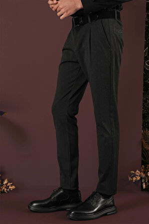 P 1131 Slim Fit Antrasit Spor Pantolon