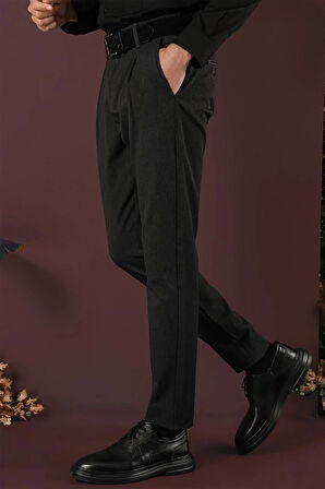 P 1131 Slim Fit Antrasit Spor Pantolon