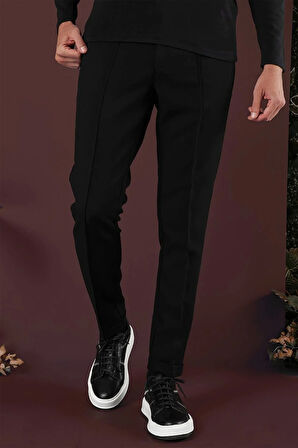 P 1130 Slim Fit Siyah Spor Pantolon