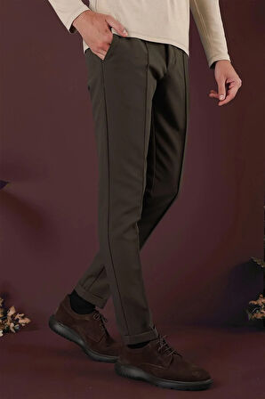 P 1130 Slim Fit Haki Spor Pantolon