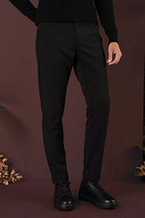P 1135 Slim Fit Siyah Spor Pantolon